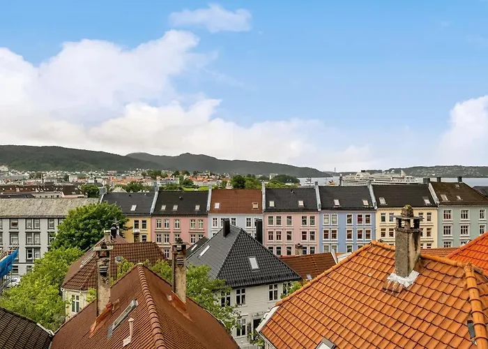 Dinbnb Homes I Panorama View 600m From Bryggen Lejlighed Bergen